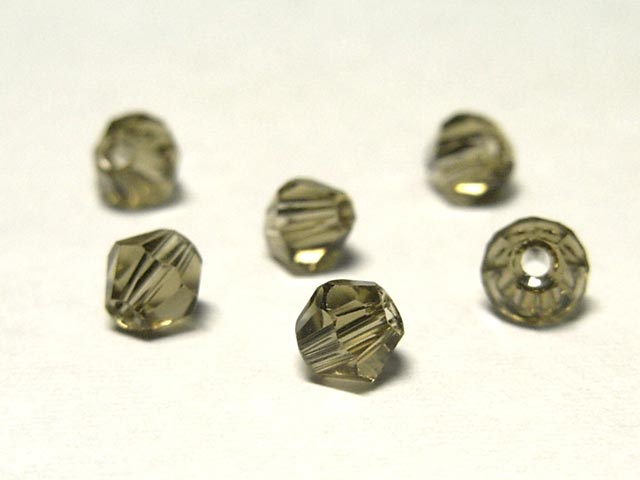 乐天商城 - アクリル ビーズ そろばんカット ロング グレー 約4×4mm カットビーズ アクセサリーパーツ ハンドメイド DIY