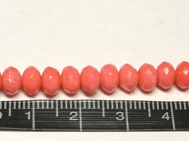 珊瑚 連販売 ピンク ボタンカット 約6×4mm coral パワーストーン アクセサリーパーツ ハンドメイド