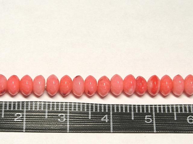 珊瑚 連販売 ピンク ボタン 約5×3mm coral パワーストーン アクセサリーパーツ ハンドメイド