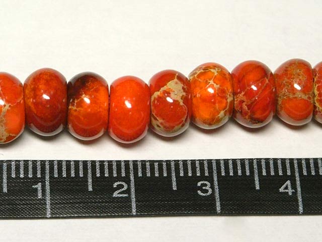 インペリアルジャスパー オレンジ 穴サイズ2mm 約8×5mm 【5粒販売】 パワーストーン ビーズ ナゲットタイプ型 (天然石染色) パワーストーン ビーズ 碧玉 アクセサリーパーツ ハンドメイド DIY