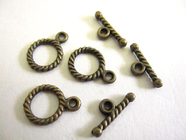 マンテル ねじれ (1ペア) 留め具 アクセサリーパーツ ハンドメイド DIY