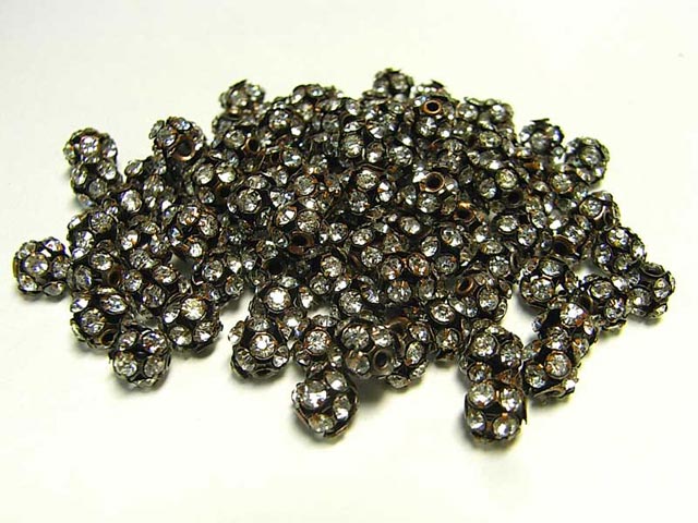 ロンデル 6mm 丸型 銅古美 (10個入り) 丸ロンデル アクセサリーパーツ ハンドメイド DIY