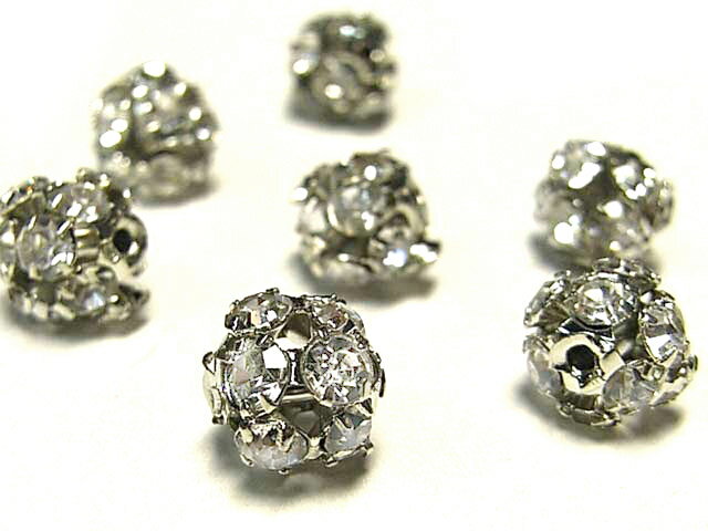樂天商城 - ロンデル 8mm 丸型 ロジウム (10個入り) 丸ロンデル アクセサリーパーツ ハンドメイド DIY