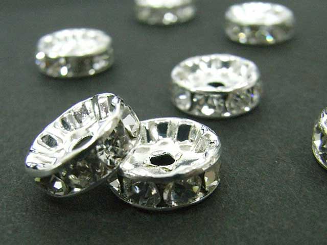 ロンデル 平型タイプ 古代銀 約10mm (約5...の商品画像