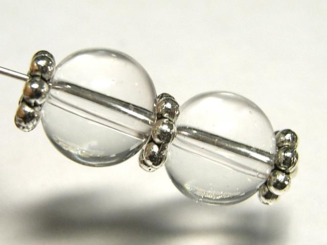 スペーサー フラワー 銀古美 約6mm (約100個セット) チベタン 金属パーツ メタルビーズ アクセサリーパーツ ハンドメイド DIY 3