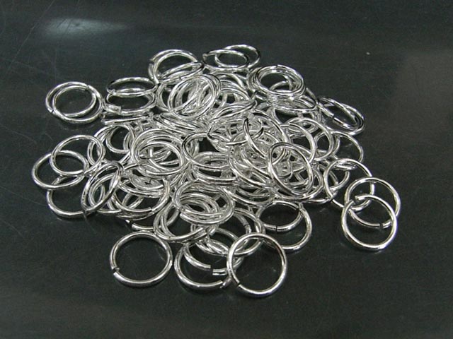 丸カン シルバー925 約9mm 古代銀(約100個セット) アクセサリーパーツ ハンドメイド DIY