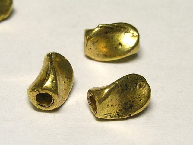 Rakuten - スペーサー ツイスト 金古美 約9×5mm （2個セット） チベタン 金属パーツ メタルビーズ アクセサリーパーツ ハンドメイド DIY