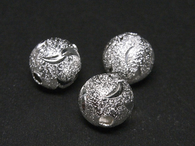 Rakuten - 丸型スペーサー S字ライン 古代銀 約8mm 【10個セット】 ラウンド アクセサリーパーツ ハンドメイド DIY