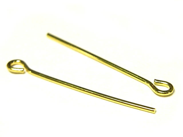樂天商城 - 9ピン ゴールド 約0.7×25mm (約100本セット販売) qピン アクセサリーパーツ ハンドメイド DIY