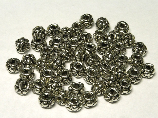 スペーサー スケイル 銀古美 約5×6mm 【...の紹介画像3