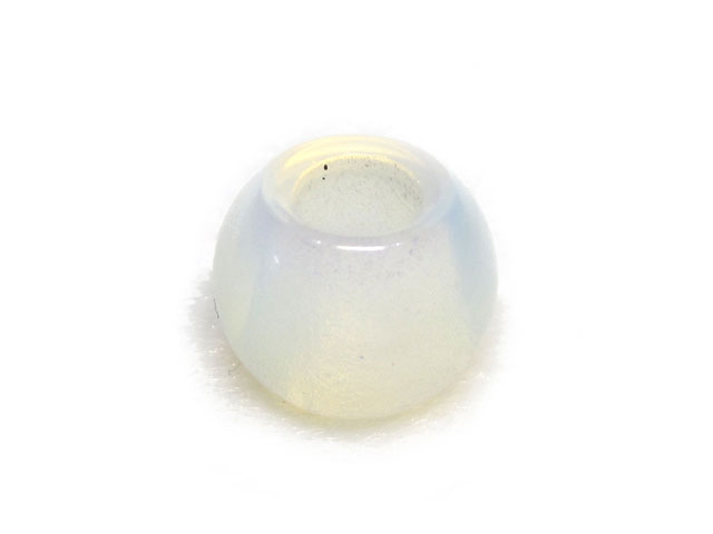 Rakuten - 大穴ビーズ 人工オパール 約12mm 穴約5mm 【5個】 パワーストーン アクセサリーパーツ ハンドメイド DIY