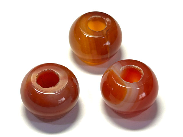 No.48 天然石レッドバンデットアゲートオニキスチェーンチャーム No.48