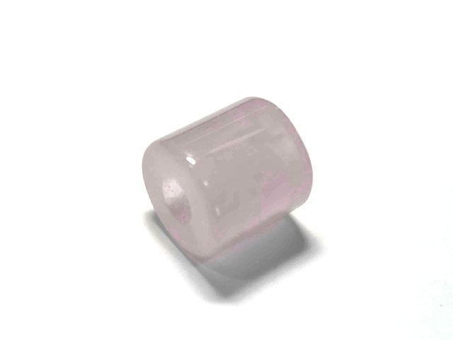 Rakuten - ローズクォーツ 円柱 大穴ビーズ約15〜16mm 約5mm穴 【1個】 アクセサリーパーツ パワーストーン