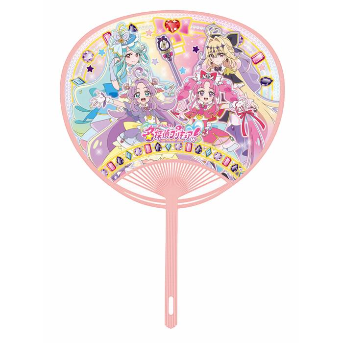 樂天商城 - キャラクターポリうちわ 名探偵プリキュア！ 雑貨 日用品 / 伏見上野旭昇堂 [ 新品 ]