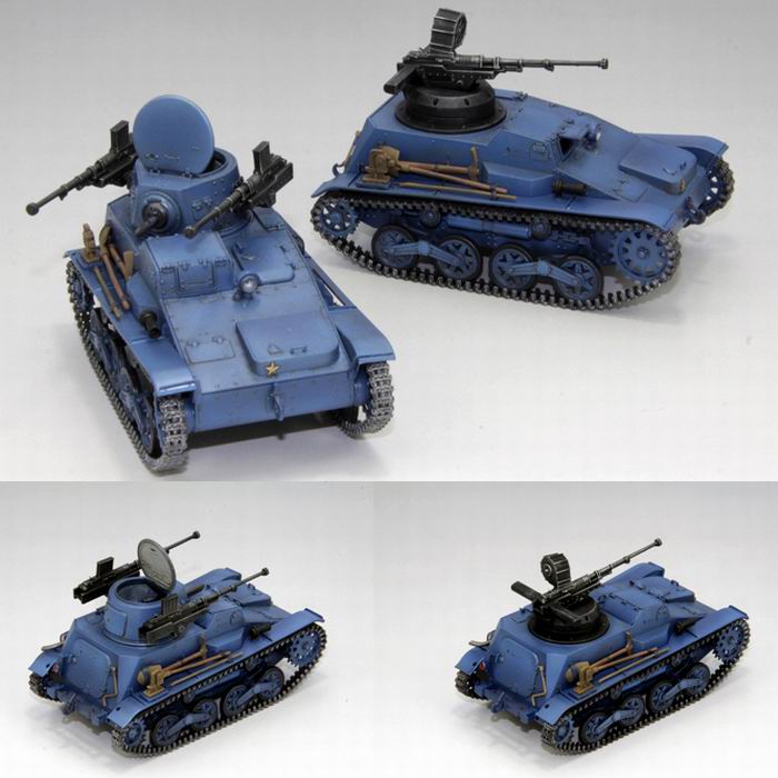プラモデル ガールズ＆パンツァー[ 商品名 ]ガールズ＆パンツァー リボンの武者 チーム 鬼 九四式 軽装甲車 スーパー改 ＆ 無人砲塔仕様 2台セット[ 特徴 ]1 / 35 スケール完成品サイズ 全長90mm×全幅46mm ( 1台あたり )[ 品番 ]41113[ メーカー ]ファインモールド Fine Moldsメーカー希望小売価格はメーカーサイトに基づいて掲載しています