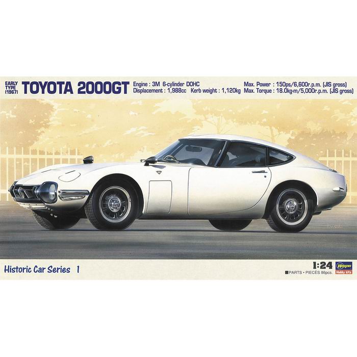 樂天商城 - トヨタ 2000GT [前期型] HC-1 1/24スケール プラモデル / Hasegawa ハセガワ [ 新品 ]