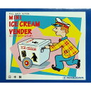 ミニ アイスクリームベンダー 130-5772 プルバックアクション ミニチュア ブリキのおもちゃ / 増田屋 新品