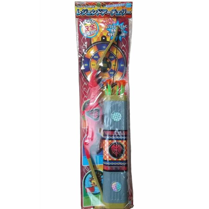 レジェンドアーチェリー ショルダーベルト矢筒付き やわらか安全吸盤アロー おもちゃ / 辰巳屋 [ 新品 ]