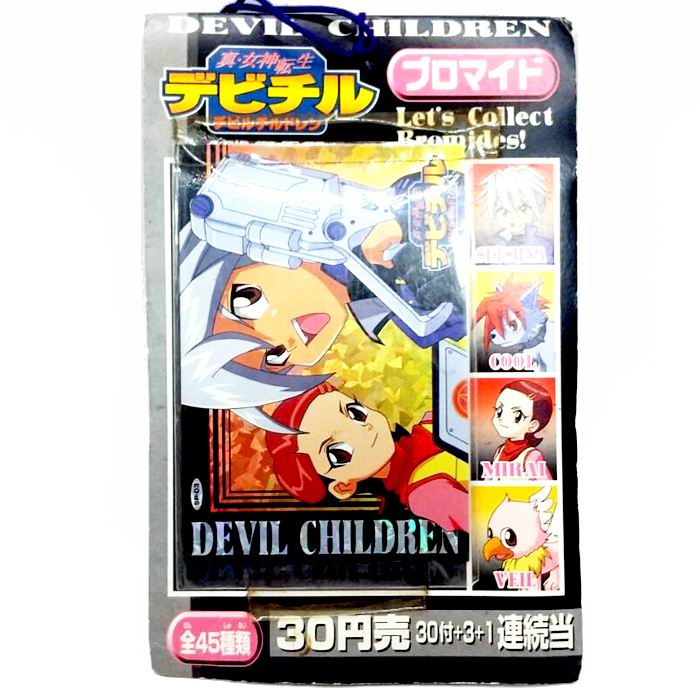 樂天商城 - 真・女神転生デビルチルドレン ブロマイド 30付＋3＋1 連続当て 日本製 雑貨 / アマダ [ ヴィンテージ ]