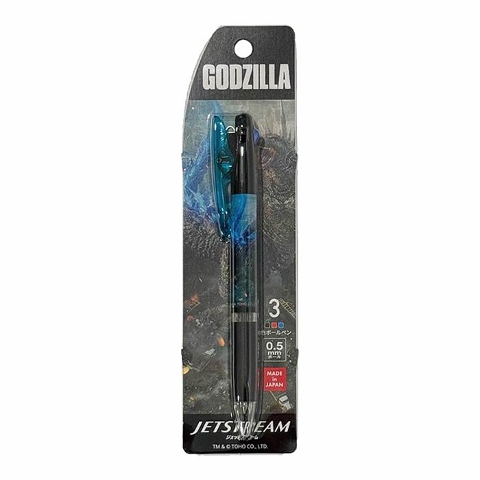 Rakuten - ゴジラ (2023) ジェットストリーム3C (A) ボールペン 長さ：約14cm 文房具 文具 雑貨 / 東宝 [ 新品 ]