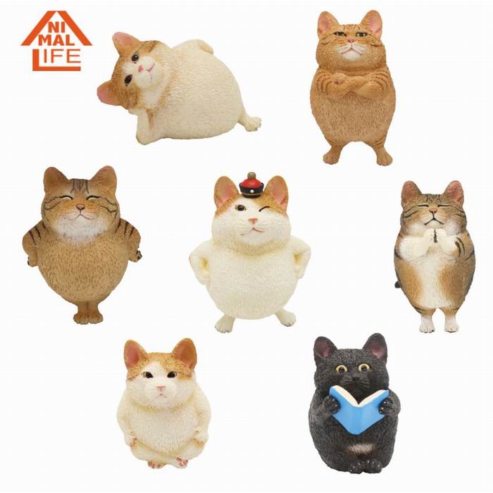 動物 フィギュア 朝隈俊男 ANIMAL LIFE FUMEANCATS (1BOX8個入り) 全種台座付き 塗装済み完成品 フィギュア TOSHIO ASAKUMA ユニオンクリエイティブ 新品