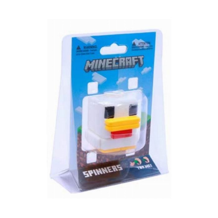 【SS中 30%OFF】 マインクラフト スピナーズ ニワトリ 高さ約5cm おもちゃ ハンドスピナー / Evolete [ 新品 ]