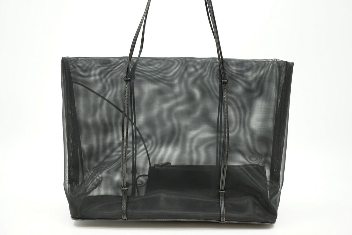 プラダショルダーバッグメッシュトー...