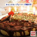 誕生日ケーキ クリスマスケーキ 送料無料★フロマージュ・ショコラ・リッチェ★【ローソク・プレート・手紙付】チーズケーキ チョコレートケーキ お取り寄せ スイーツギフト