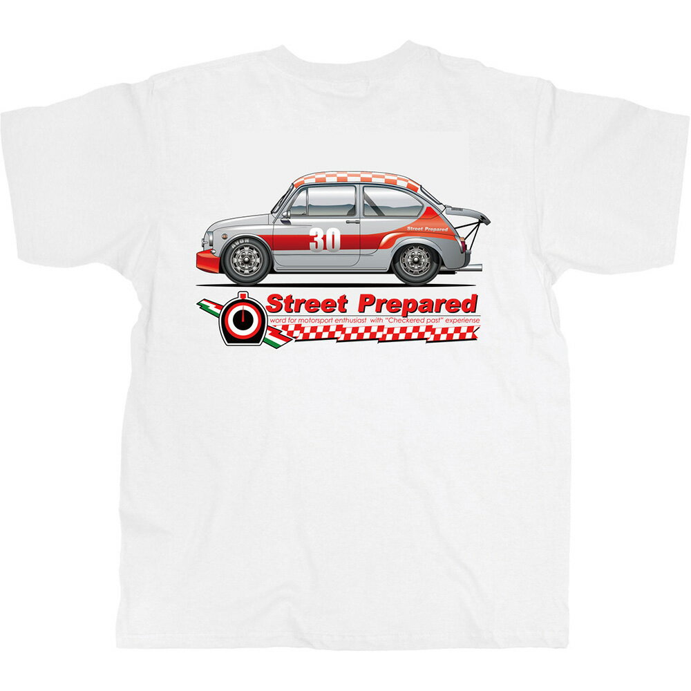 ■ Street Prepared ■ ストリートプリペアードAbarth TCR バックプリントTシャツ