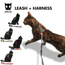 【zee.dog official web store】 zee.cat ジーキャット LEASH HARNESS 猫用 リード ハーネスセット おしゃれ あす楽