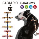 【zee.dog official web store】 H-HARNESS XS/S/M/Lサイズ【FARM RIO】 Hハーネス 犬 ハーネス おしゃれ あ...
