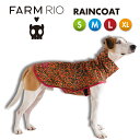 【zee.dog official web store】 レインコート S/M/L/XLサイズ【FARM RIO】 犬 カッパ 雨具 マジックテープ 反射材 お...