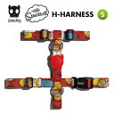 【zee.dog official web store】 H-HARNESS Sサイズ【SIMPSONS】 シンプソン Hハーネス 犬 ハーネス おしゃれ あす楽