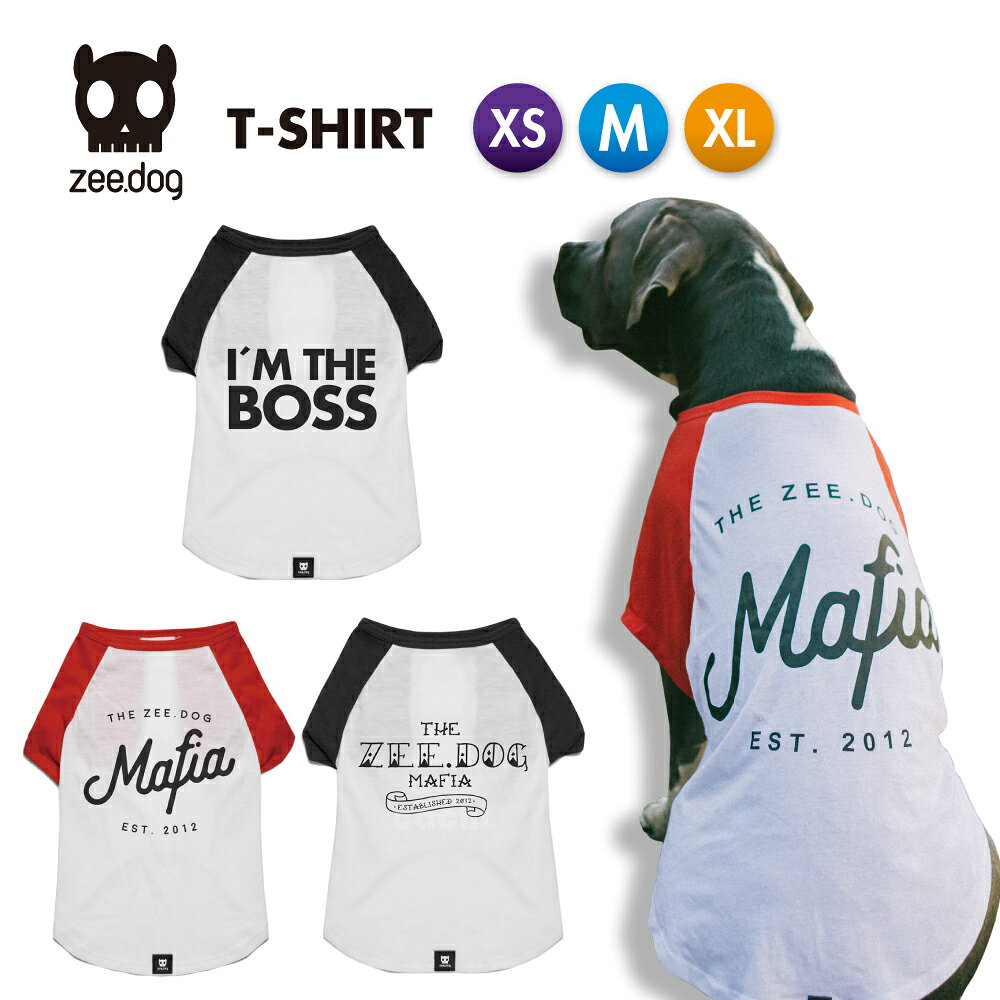 Rakuten - 【zee.dog official web store】Tシャツ XS/M/XLサイズ 犬 アパレル ラグラン ドッグウェア おしゃれ あす楽