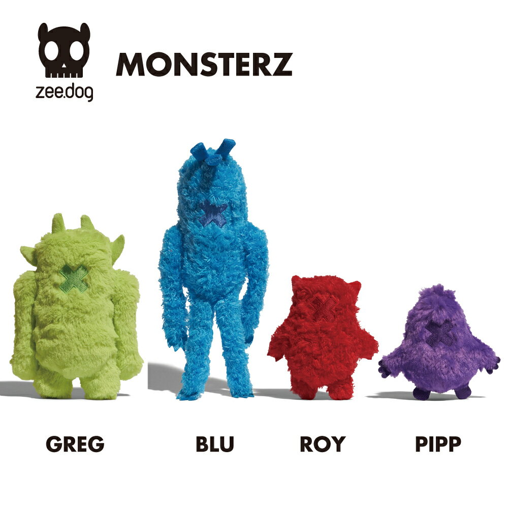 【zee.dog official web store】 MONSTERZ モンスターズ 犬 ペット おもちゃ ぬいぐるみ あす楽