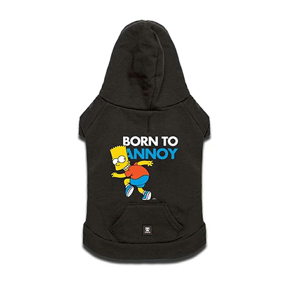 【zee.dog official web store】 HOODIE XSサイズ【SIMPSONS】 シンプソン フーディー 犬 パーカー フロントジッパー 裏起毛 おしゃれ あす楽 2