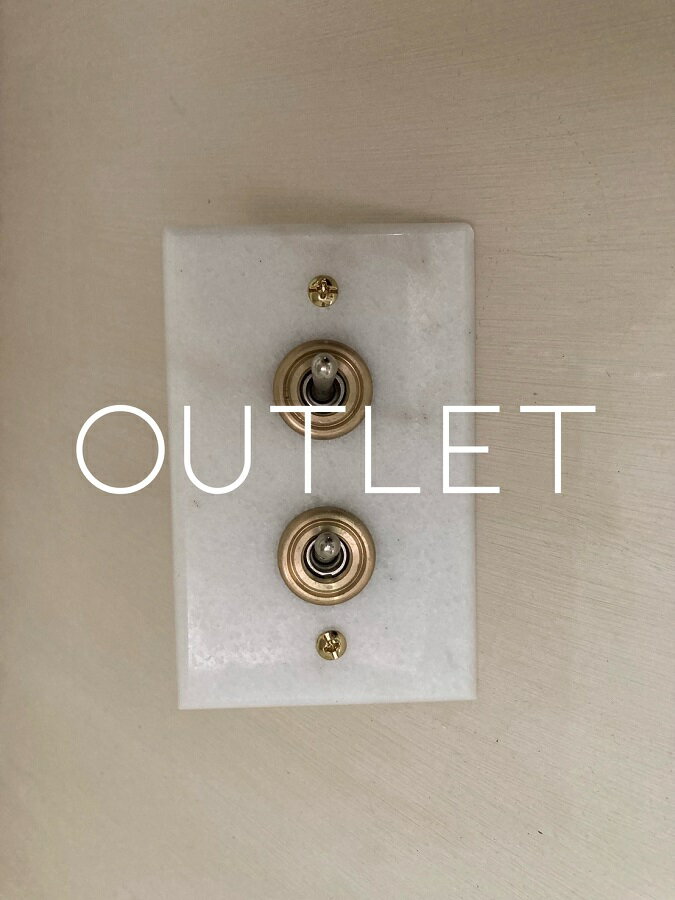 アウトレット　現品限り　大理石トグルスイッチ　おしゃれ　インダストリアル