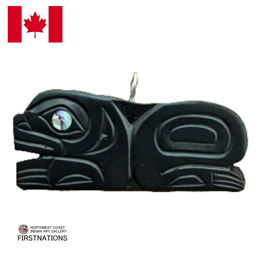 カナダ インディアン ジュエリー アージライト ペンダント 先住民 ネイティブ HAIDA ハイダ 部族 shirl..