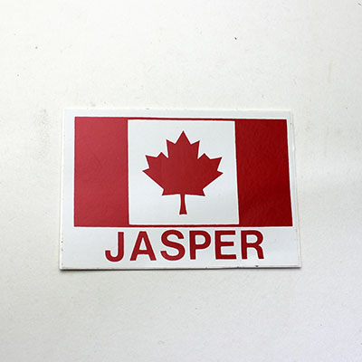 カナダ 国旗 カナダフラッグ ステッカー シール JASPER 90 x 63mm