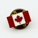 カナダ お土産 フラッグ 国旗 旅行 カナダ 国旗型ピンバッチ
