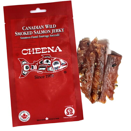 スモーク サーモン ジャーキー 30g カナダ 土産 鮭の燻製 最高級品が激安 4~5本前後入り 旅行 お土産袋サービス