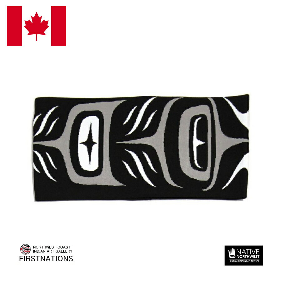 ヘッドバンド ヘアバンド カナダ 先住民 インディアン Feather - Black