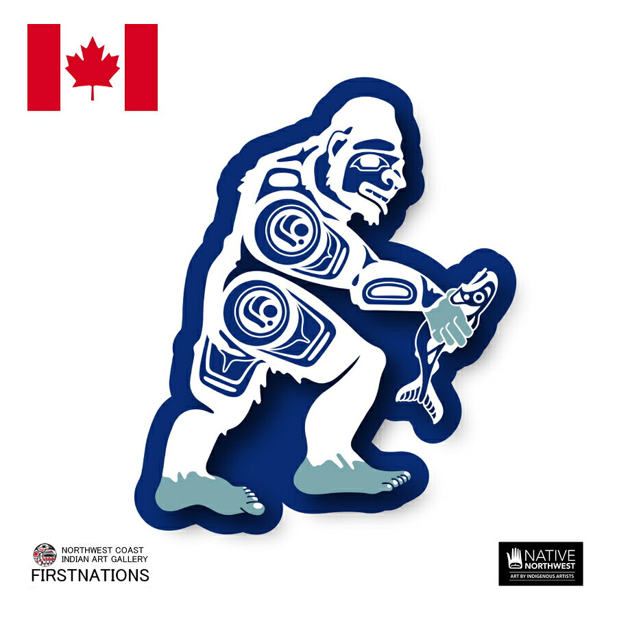 Rakuten - 3D 立体 マグネット カナダ 先住民 ネイティブ インディアン 雑貨 Spirit Sasquatch サスクワッチ