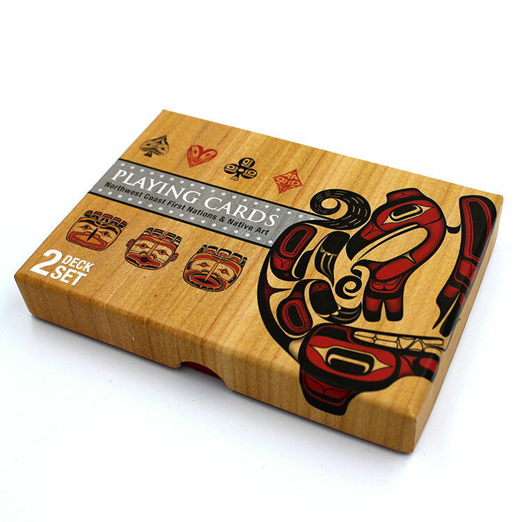 トランプ カード 玩具 カナダ 先住民 ネイティブ インディアン PLAYING CARD / RAVEN ワタリガラス