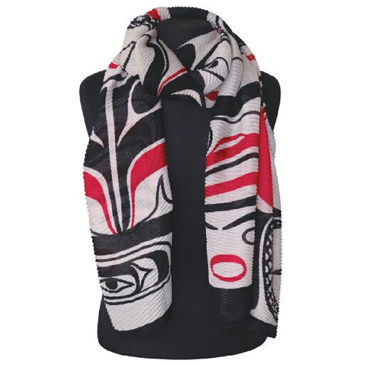 エコ・スカーフ Eco Scarf Eagle Vision イーグル 鷲 カナダ 先住民 ネイティブ インディアン アート エコ・スカーフ Eco Scarf Eagle Vision イーグル 鷲 カナダ 先住民 ネイティブ インディアン アート