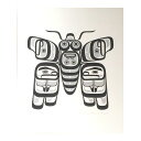 アート シルクスクリーン 絵 画 カナダ 先住民 ネイティブ インディアン 限定エディション 220/299 MOTH