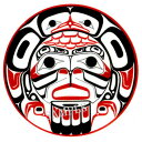 TATTOO 刺青 タトゥ シール カナダ 先住民 ネイティブ インディアン柄 BIG Eagle イーグル 鷲 MOON 月 イーグルムーン
