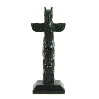 楽天市場 トーテムポール Totem Pole レプリカ 黒 カナダ 先住民 ネイティブ インディアン Boma製 Thunderbird サンダーバード 11cm カナダお土産専門店canadianspirit