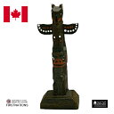 トーテムポール TOTEM POLE レプリカ カナダ 先住民 ネイティブ インディアン BOMA製 THUNDERBIRD サンダーバード 11cm