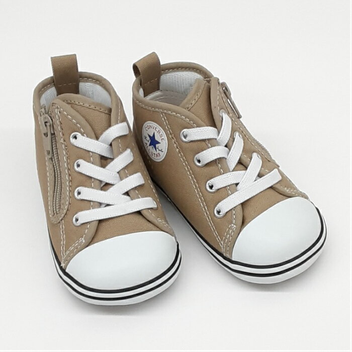 コンバース ベビー オールスター N カラーズ ジップCONVERSE BABY ALL STAR N COLORS Zベージュ送料無料キッズ スニーカー 1歳児 幼児 子供 ファスナー チャック